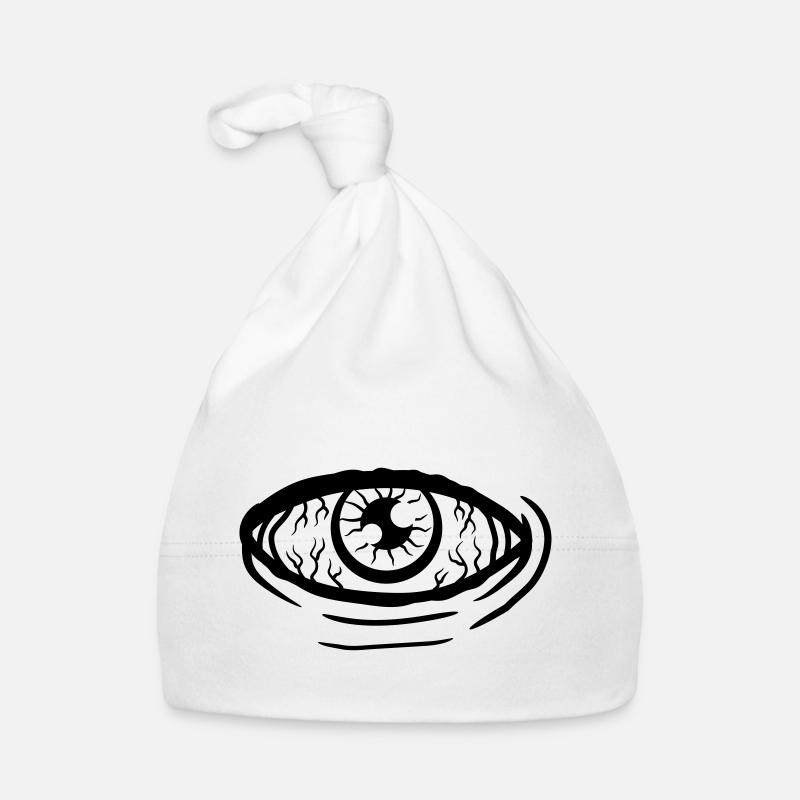 Design Yeux omniprésents Bonnet bio Bébé