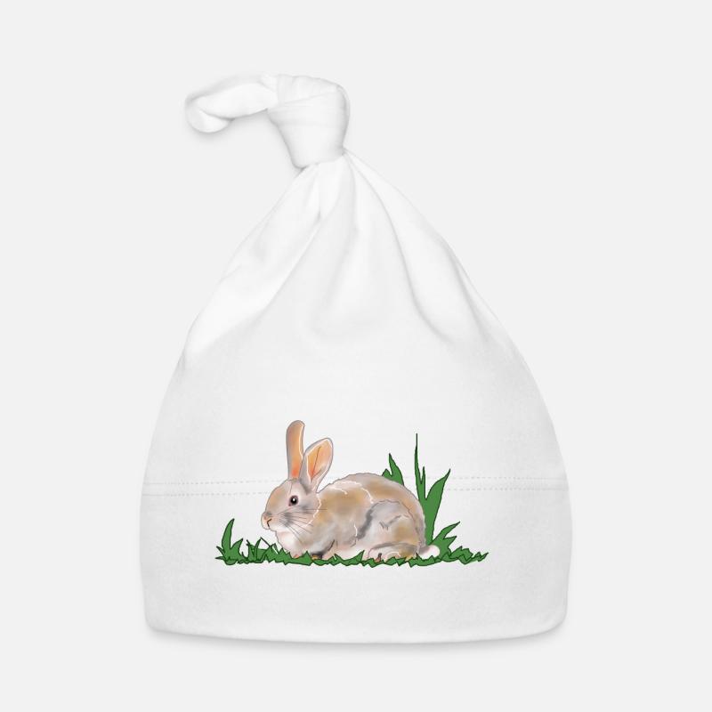 Rabbit, rabbit, spring Organic Baby Cap