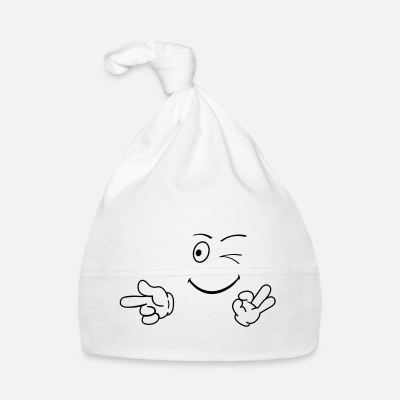 smileface_01 Baby Bio-Mütze