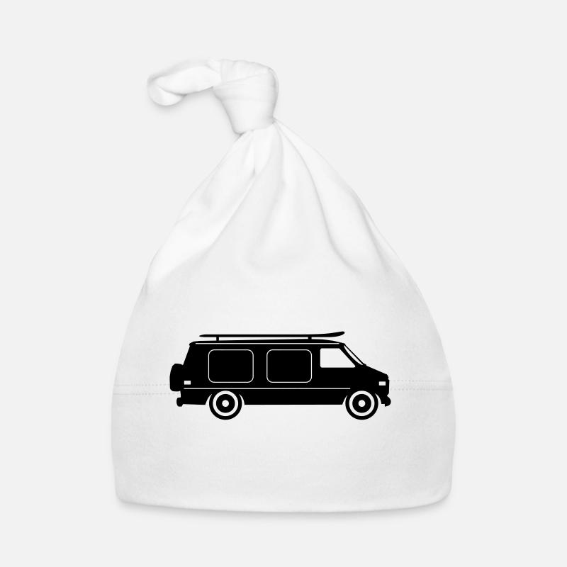 CAMPER BUS Wohnmobil Auto Baby Bio-Mütze