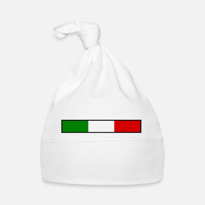 Italie drapeau Bonnet bio Bébé