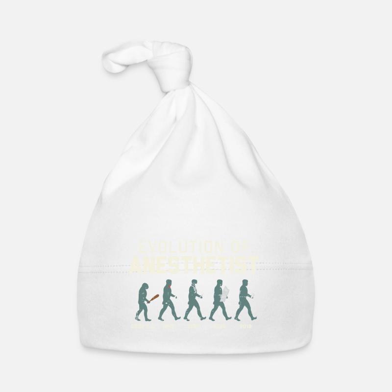 Évolution de l'anesthésiste pour les médecins d'anesthésie - Bonnet bio Bébé - blanc