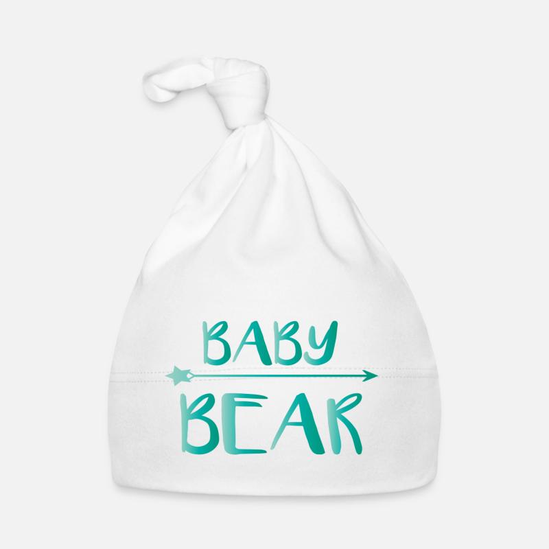 Bébé ours avec flèche Bonnet bio Bébé