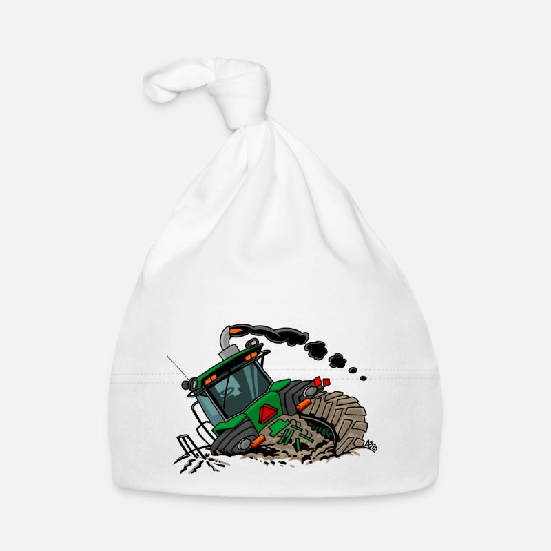 0921 JD coincé - Bonnet bio Bébé - blanc