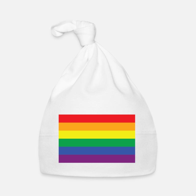 Regenbogen Baby Bio-Mütze