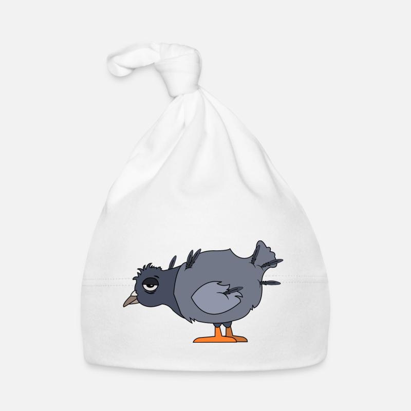 Müde Taube Baby Bio-Mütze