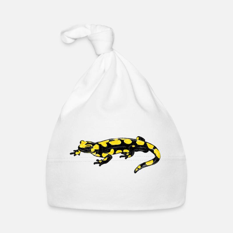Fire Salamander I Organic Baby Cap