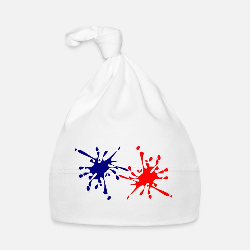 Bleu Blanc Rouge 2020 - Bonnet bio Bébé - blanc