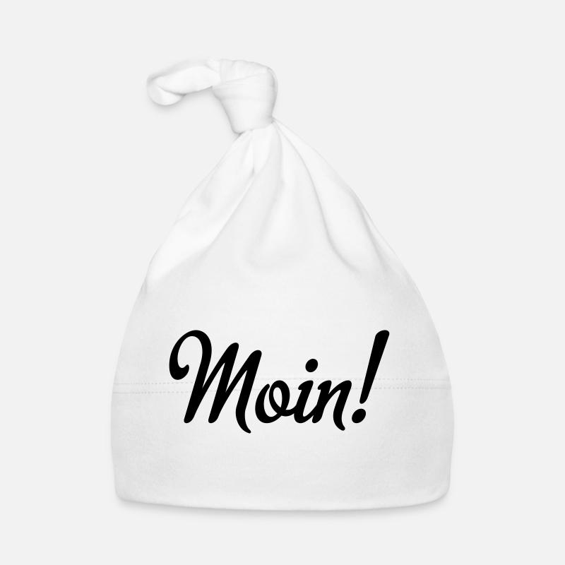 Moin! - Baby Bio-Mütze - Weiß