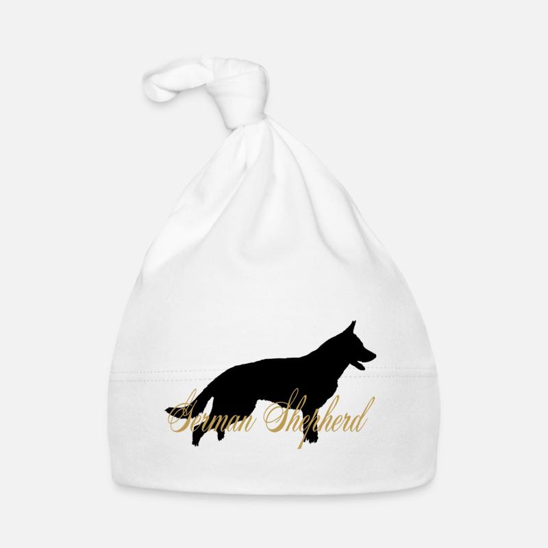 German Shepard BLACK GOLD Organic Baby Cap