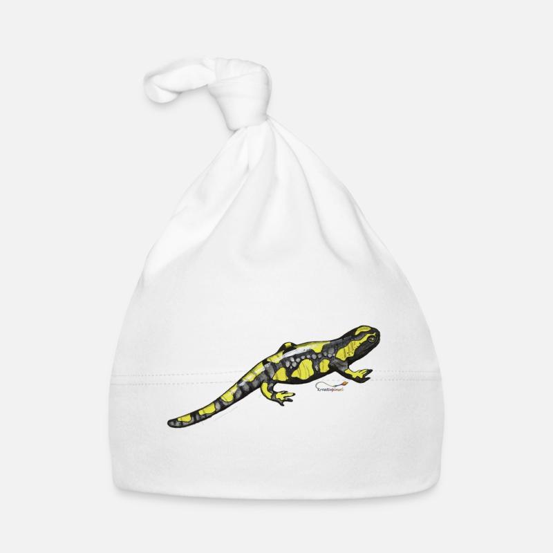 Fire salamander Organic Baby Cap