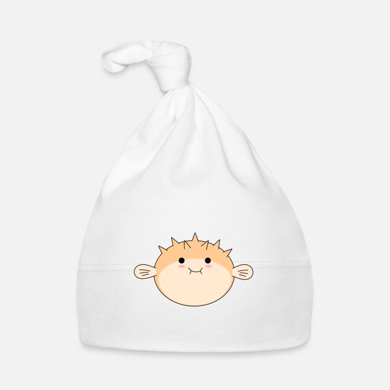 puffer fish Organic Baby Cap
