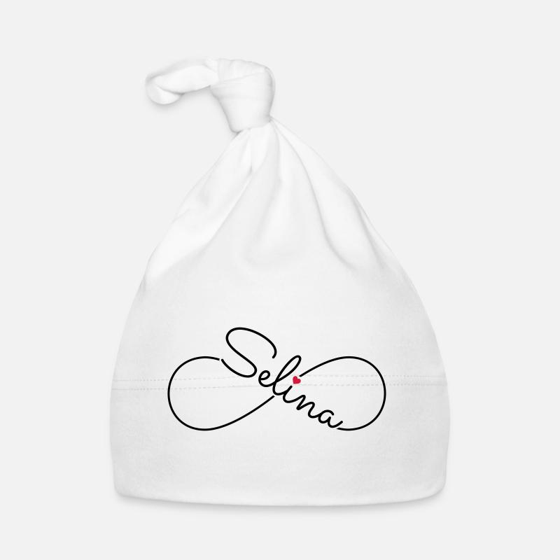 Selina surname first name Organic Baby Cap