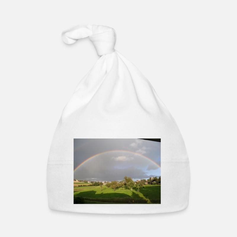 Regenbogen Baby Bio-Mütze