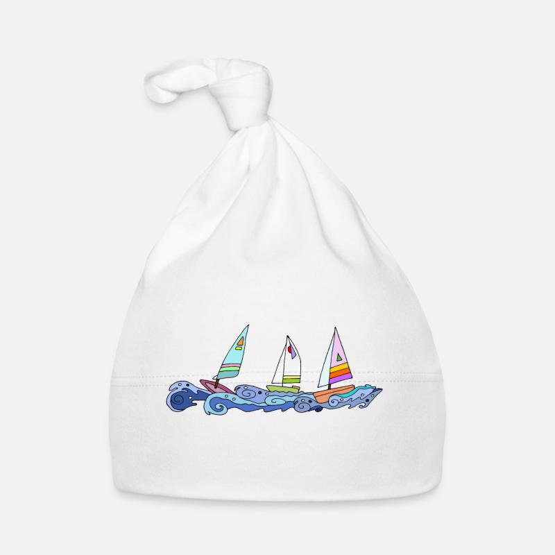Segelboote Baby Bio-Mütze