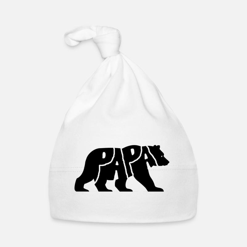 Daddy Bear Organic Baby Cap