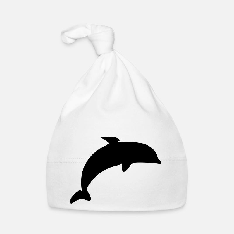 Dolphin Organic Baby Cap