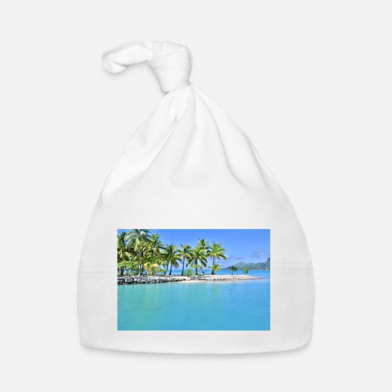 Bora Bora Lagune Baby Bio-Mütze