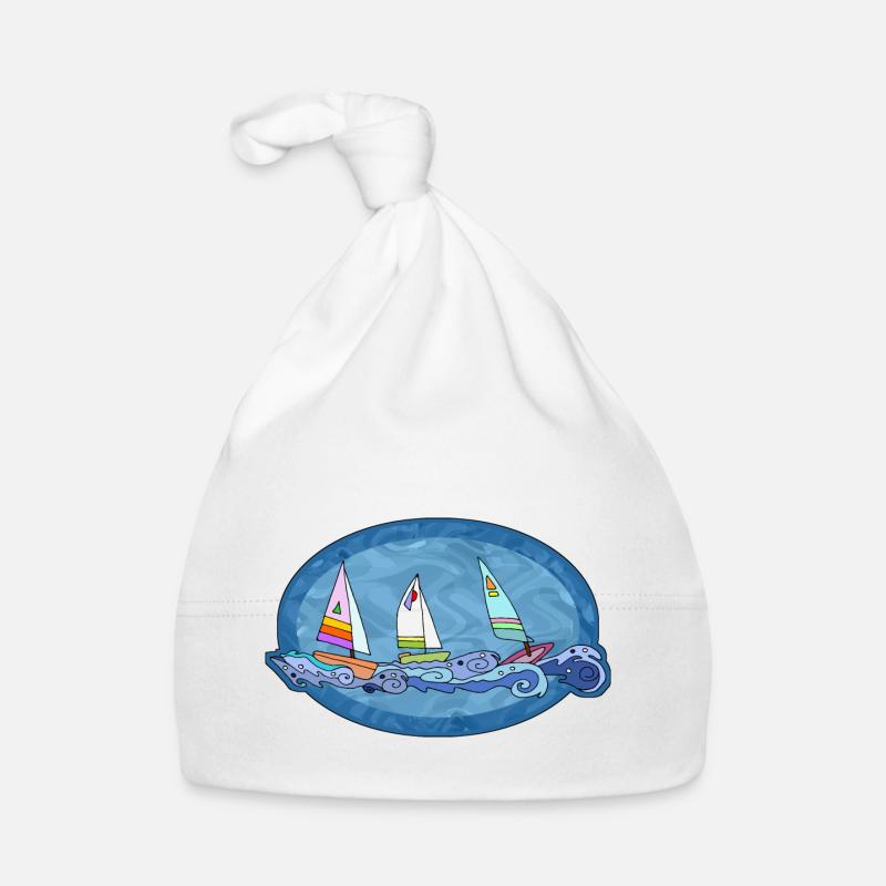 Segelboote Baby Bio-Mütze