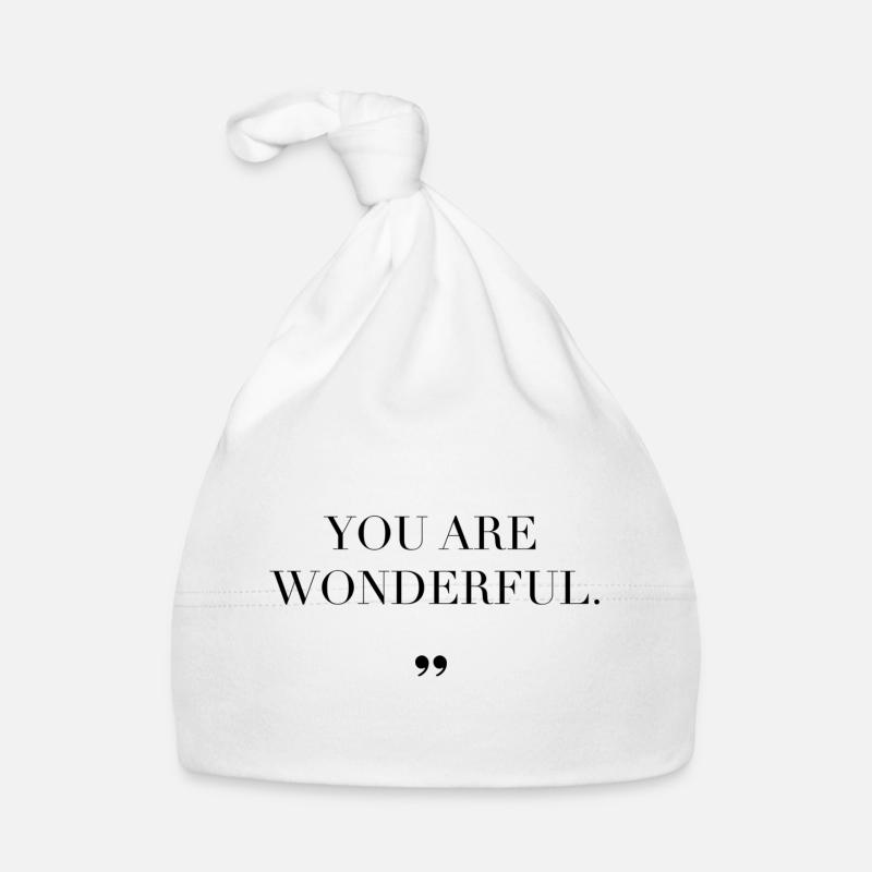 Compliment déclaration phrase idée cadeau Bonnet bio Bébé