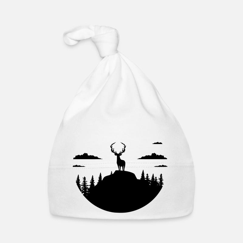 Mountain deer Organic Baby Cap