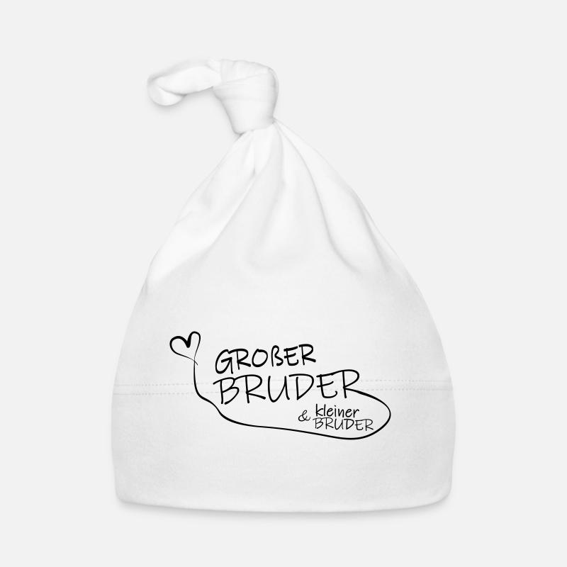 Großer Bruder und kleiner Bruder Baby Bio-Mütze