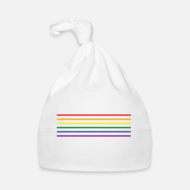 Drapeau LGBT Bonnet bio Bébé