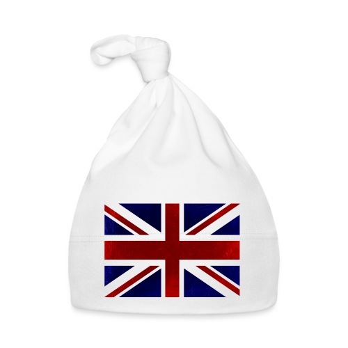 British Flag, United Kingdom, Red, White And Blue - Organic Baby Cap