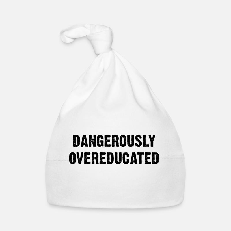DANGEROUSLY OVEREDUCATED B - Baby Bio-Mütze - Weiß