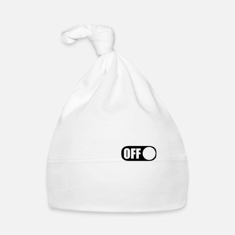 Off On - Baby Bio-Mütze - Weiß