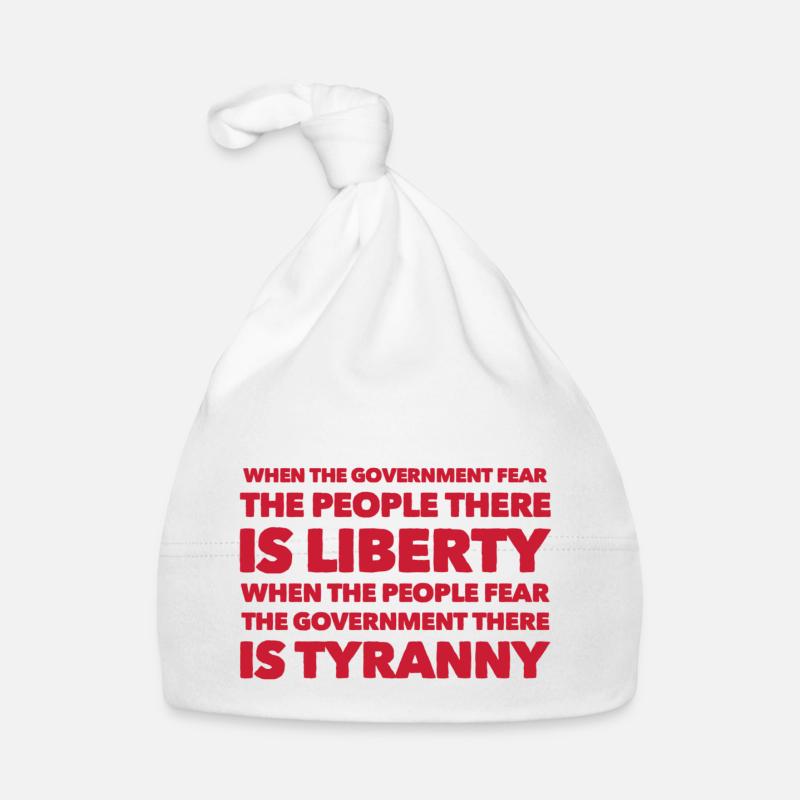 Craignez le peuple Bonnet bio Bébé