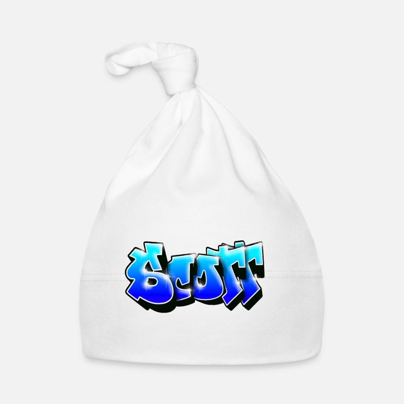 SCOTT graffiti name Baby Bio-Mütze