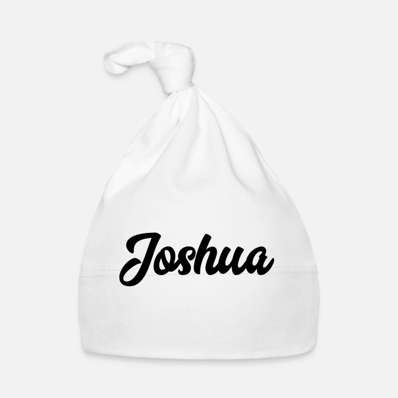 Joshua benutzerdefinierte Text Geburtstagsname Baby Bio-Mütze