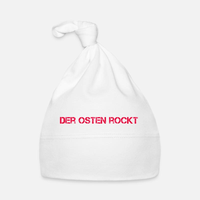 Der Osten rockt design Baby Bio-Mütze