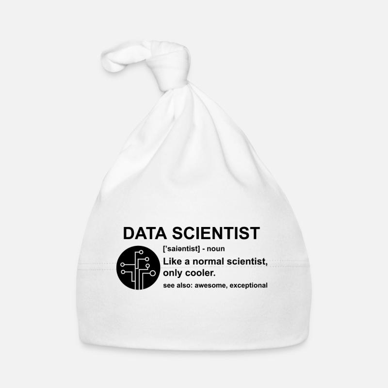 Data scientist computer science gift Organic Baby Cap