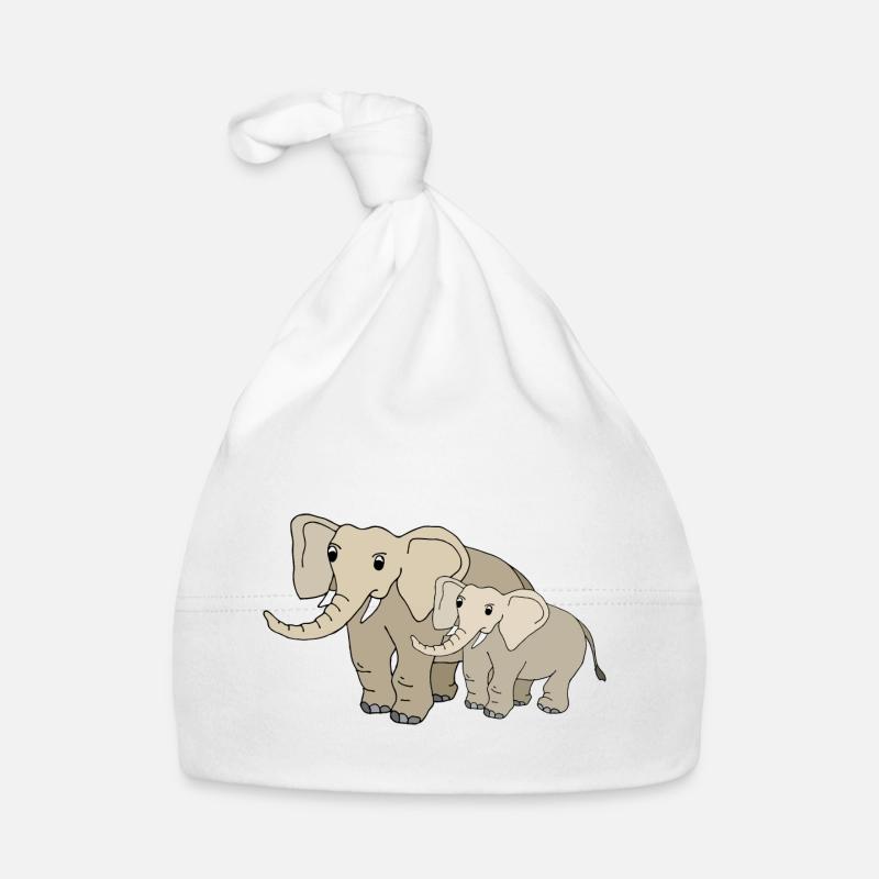 Éléphant Bonnet bio Bébé