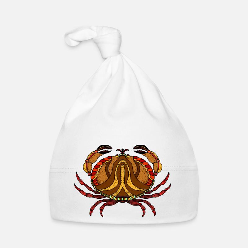 Krabbe Baby Bio-Mütze