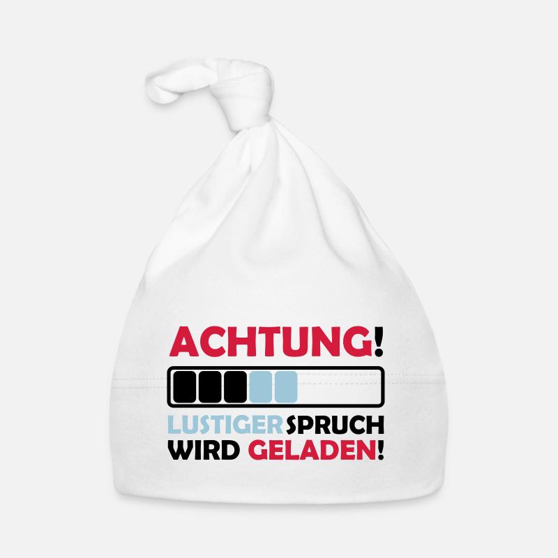 lustiger spruch Baby Bio-Mütze