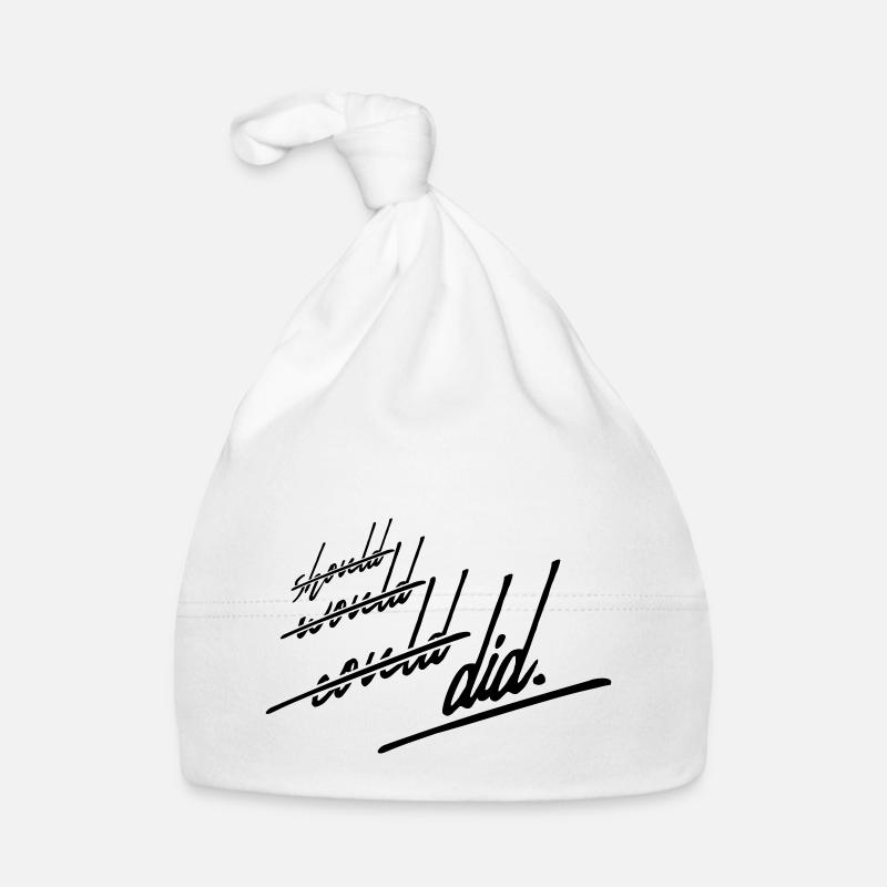 Did Should Would Organic Baby Cap