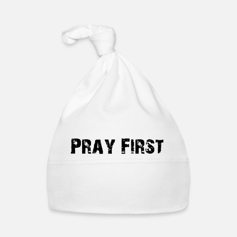 Pray First Organic Baby Cap
