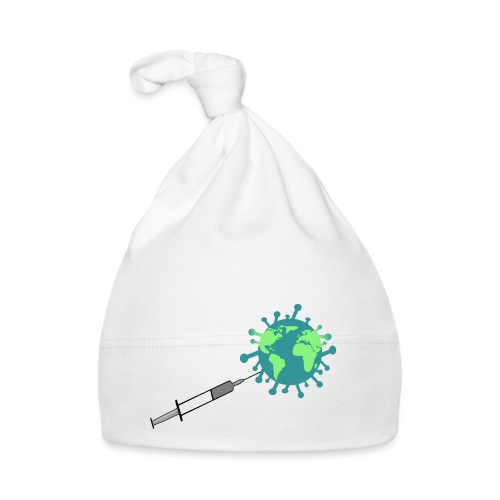 Spritze gegen Coronavirus - Baby Bio-Mütze