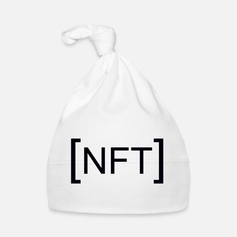 NFT Non Fungible Token - Bonnet bio Bébé - blanc