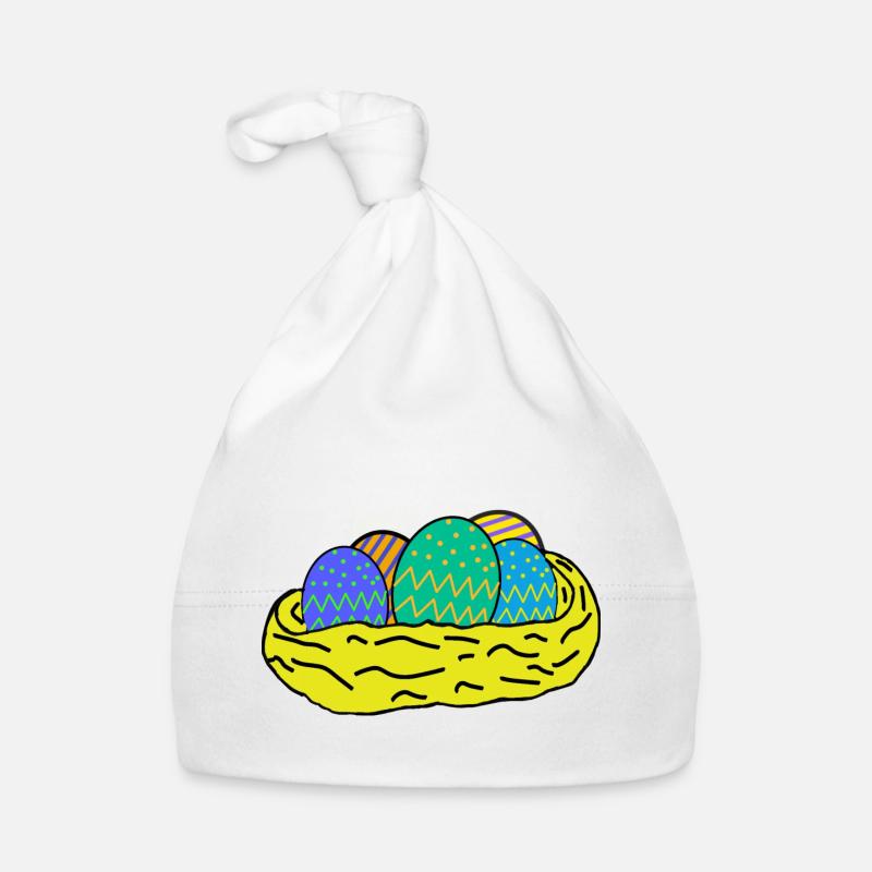 Oeufs de Pâques Bonnet bio Bébé
