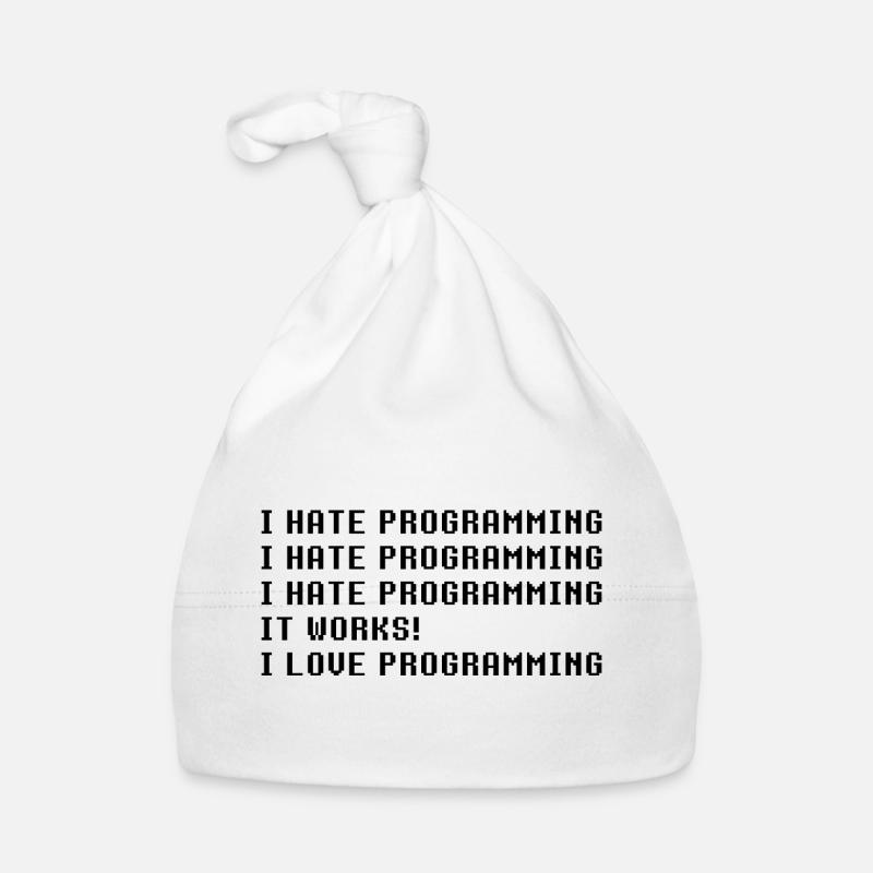 Ich hasse Programmierung Es funktioniert ich Liebe Programmierung Baby Bio-Mütze