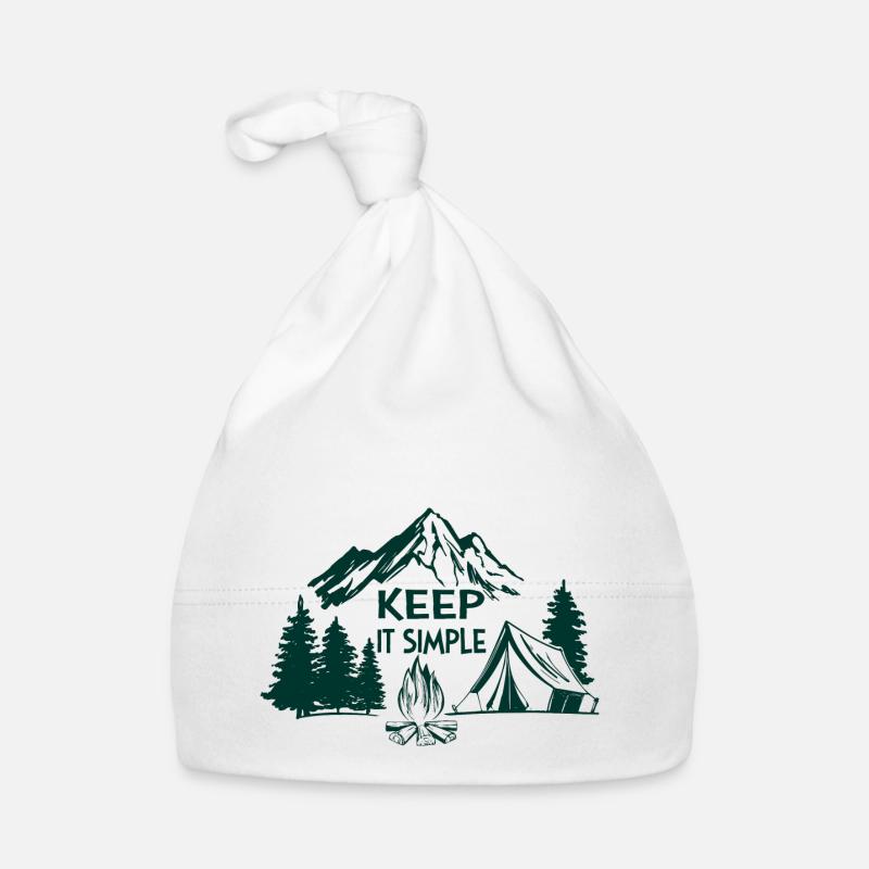 Keep it simple Adventure Hiking Camping Gift Organic Baby Cap