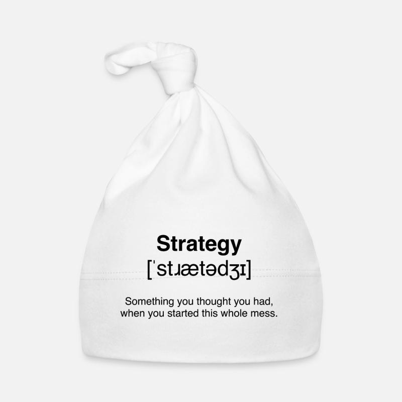 Strategy - what it really means Organic Baby Cap