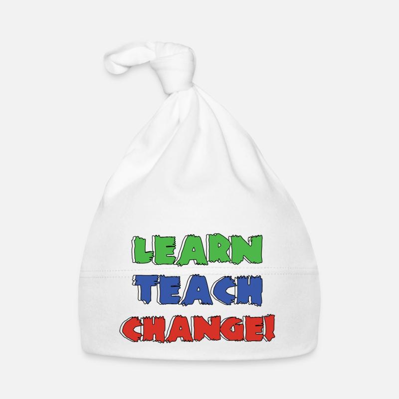 Learn Teach Change | Apprendre à apprendre Changer Bonnet bio Bébé