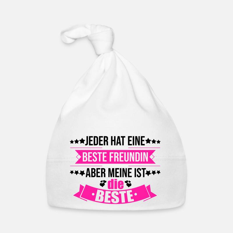 Beste Freundinnen Baby Bio-Mütze