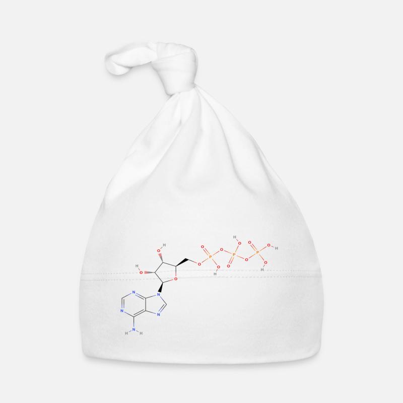 Molécule de triphosphate d’adénosine - Structur coloré Bonnet bio Bébé