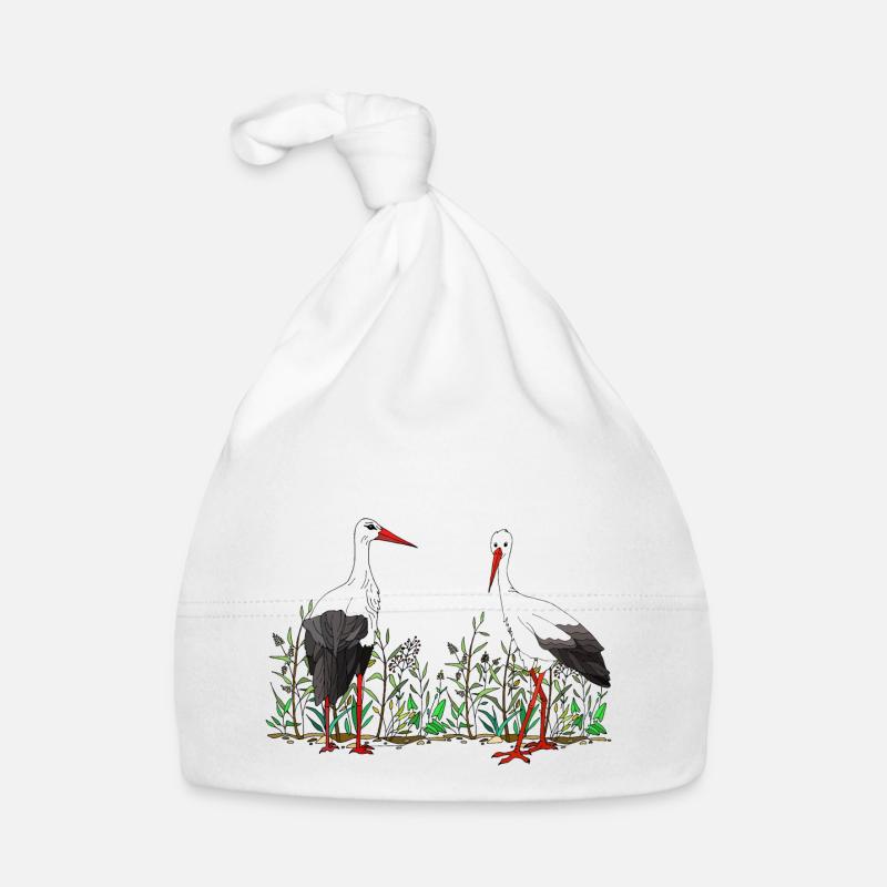 Cigognes Bonnet bio Bébé